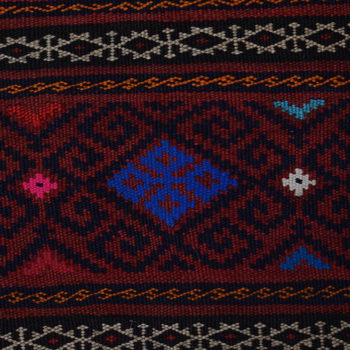 Afghan Laghari Kilim Rug 4' 10" x 7' 1" Flat-Weave | No. AL13847