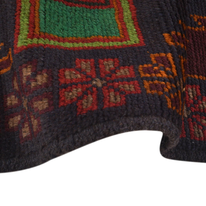 Afghan Baluchi Rug 3' 11" x 6' 2" Hand-Knotted | No. AL14149