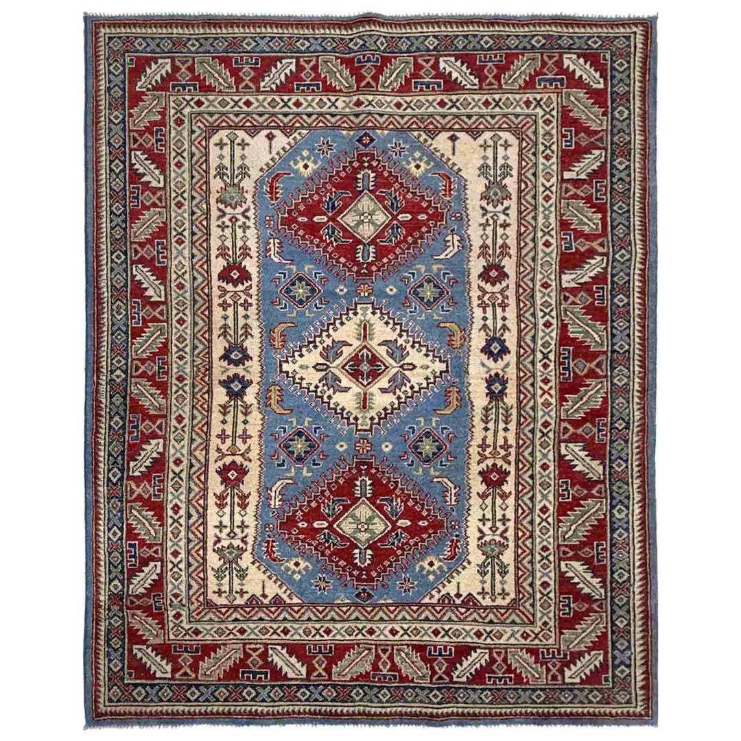 Hand knotted Kazak Rugs 5' 1" x 6' 7" - No. AL14193