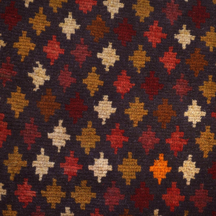 Afghan Baluchi Rug 3' 10" x 6' 4" Hand-Knotted | No. AL14226