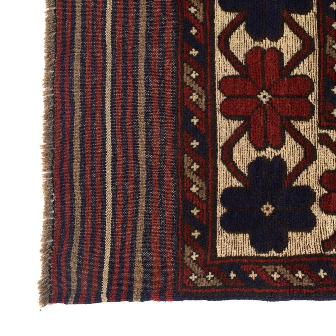 Afghan Barjista Kilim Rug 4' 3" x 6' 1" Flat-Weave | No. AL14480