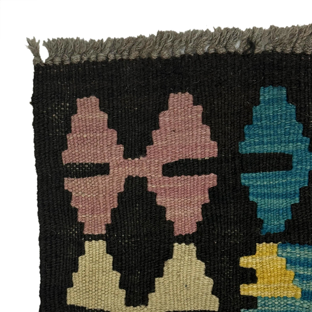 Afghan Kilim Rug 2' 2" x 6' 6" Flat-Weave | No. AL14515