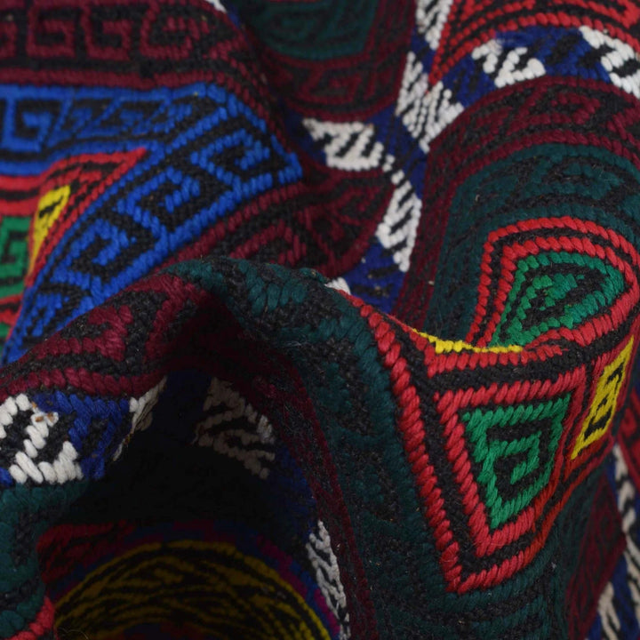 Afghan Kilim Rug 2' 4" x 8' 2" Flat-Weave | No. AL14565