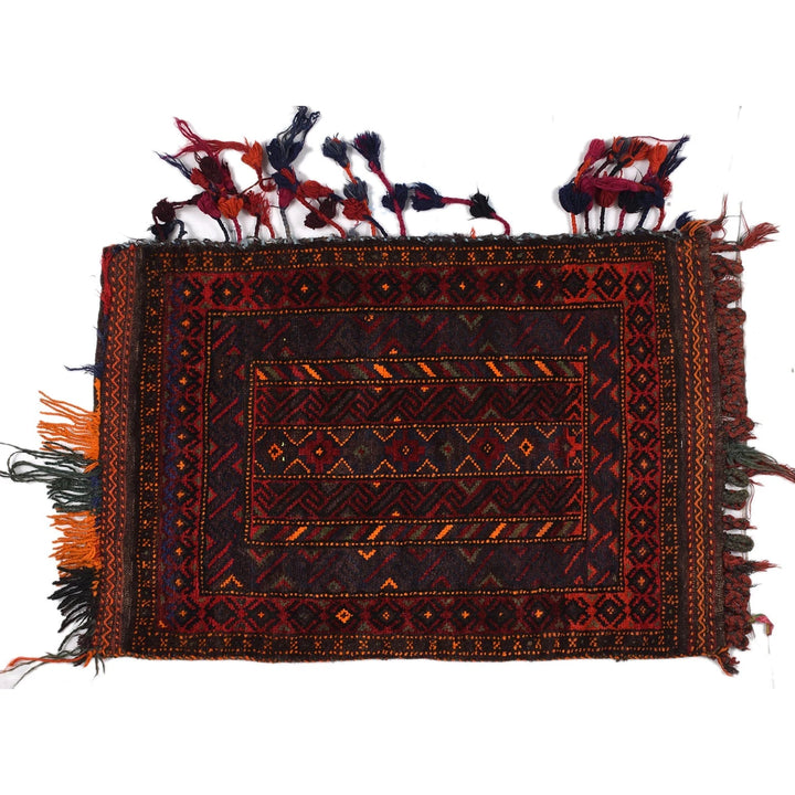 Afghan Balisht Rug 2' " x 3' 1" Hand-Knotted | No. AL14742