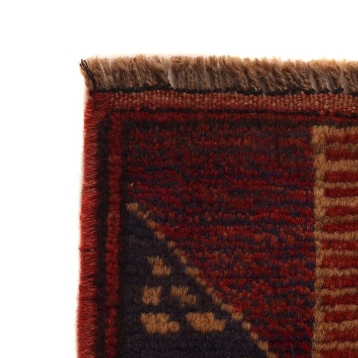 Afghan Pictorial Rug 3' 0" x 4' 5" Hand-Knotted | No. AL15118