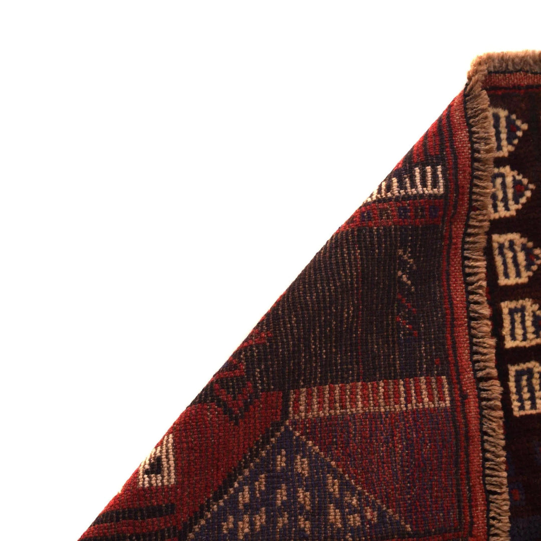 Afghan Pictorial Rug 3' 0" x 4' 5" Hand-Knotted | No. AL15118