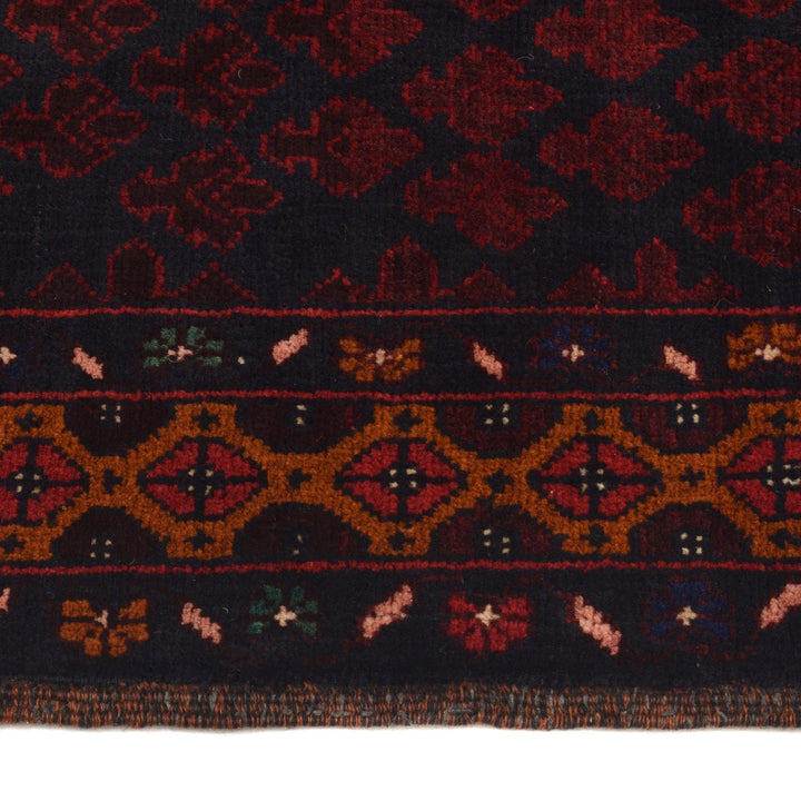 Afghan Baluchi Rug 4' 1" x 6' 2" Hand-Knotted | No. AL15182