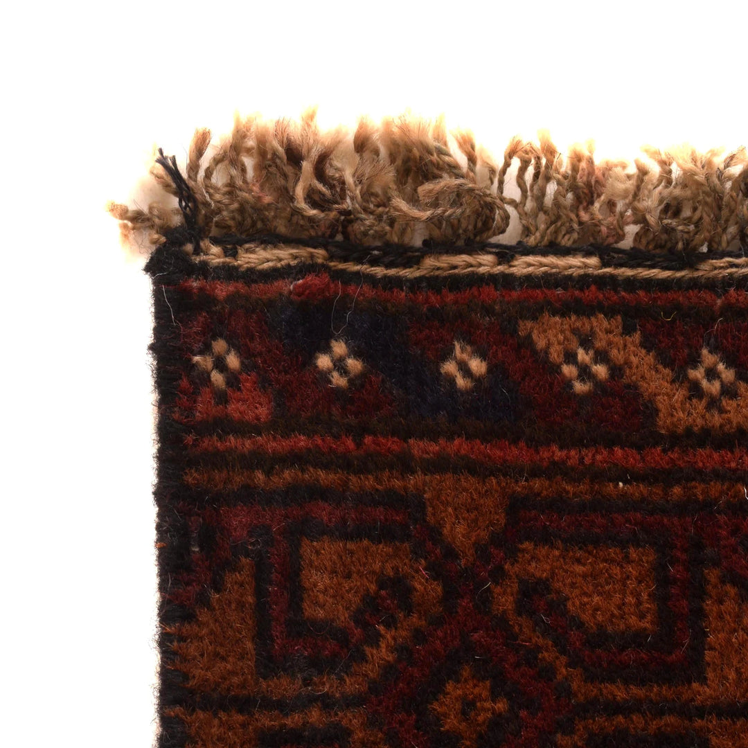 Afghan Prayer Rug 2' 7" x 4' 6" Hand-Knotted | No. AL15278