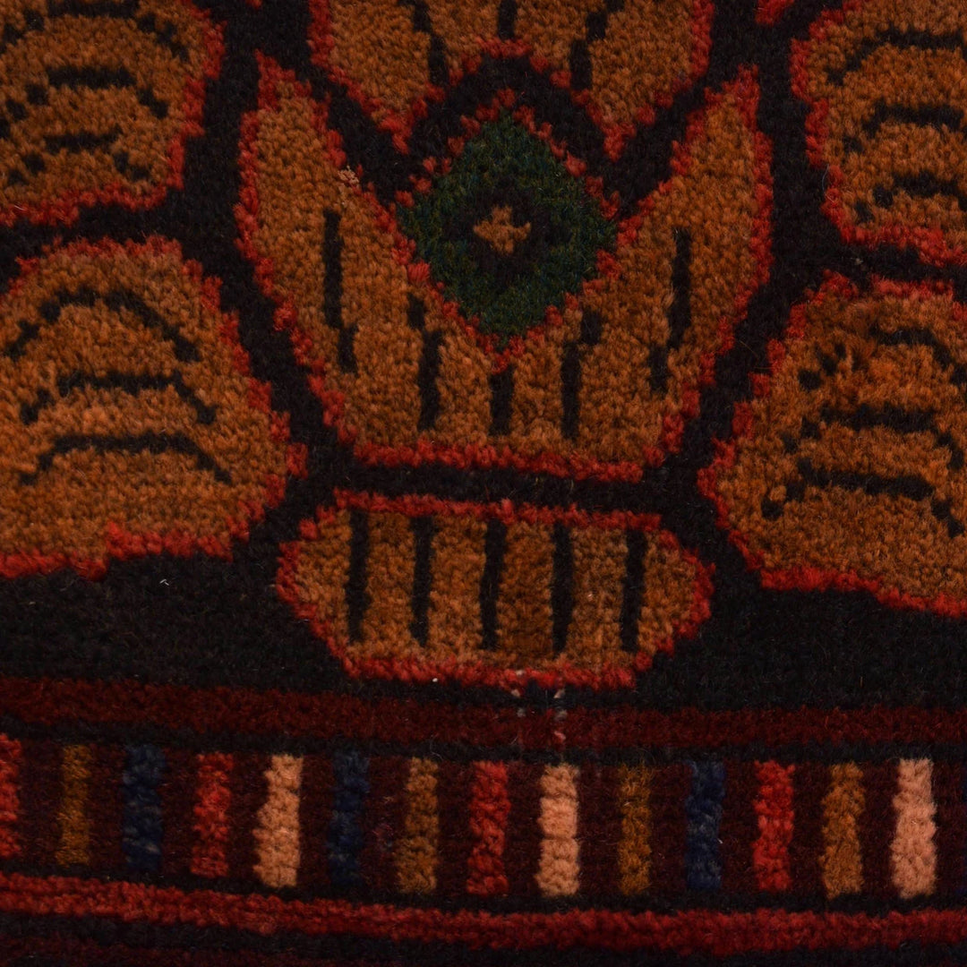 Afghan Prayer Rug 2' 7" x 4' 6" Hand-Knotted | No. AL15278
