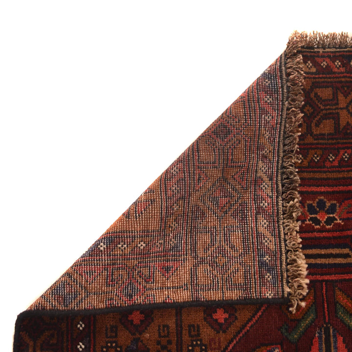 Afghan Prayer Rug 2' 7" x 4' 6" Hand-Knotted | No. AL15278