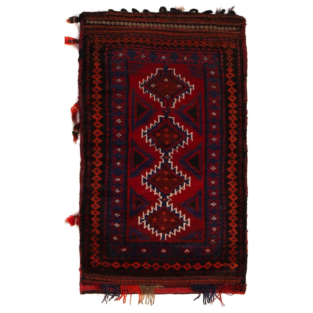 Afghan Balisht Rug 2' 0" x 3' 6" Hand-Knotted | No. AL15412