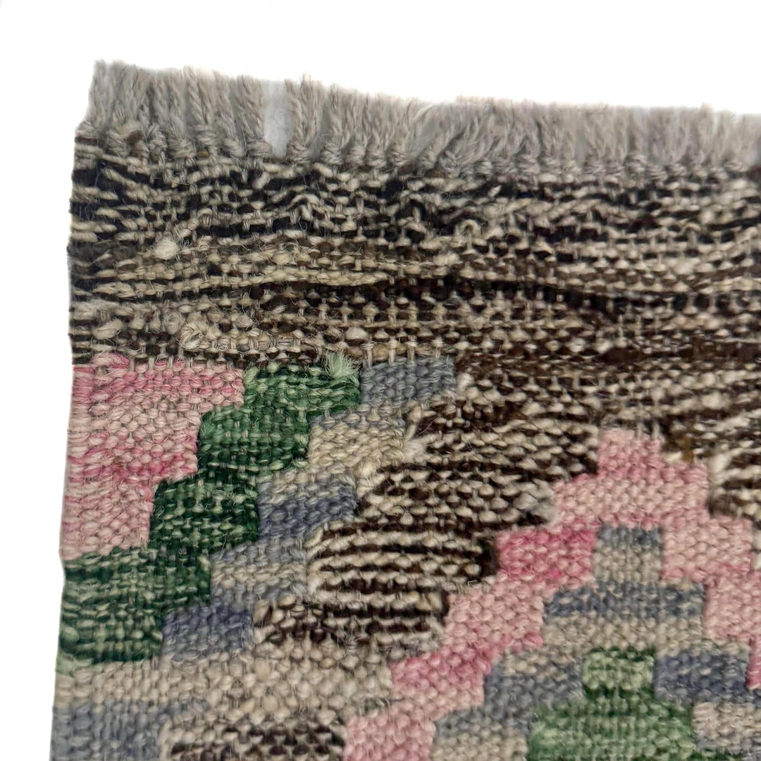 Afghan Vegetable Kilim Rug 2' 1" x 5' 10" Flat-Weave | No. AL158785
