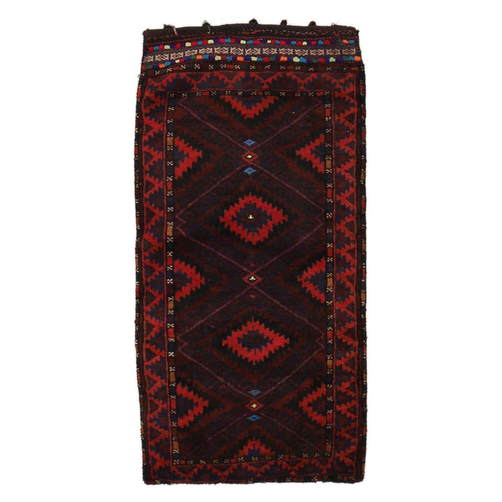 Afghan Balisht Rug 1' 9" x 3' 7" Hand-Knotted | No. AL16001