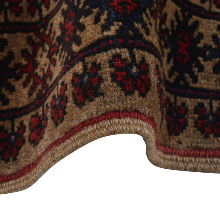Afghan War Rug 6' 5" x 8' 9" Hand-Knotted | No. AL16196