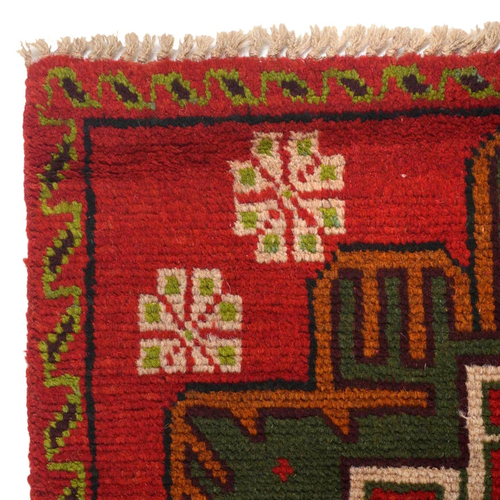 Afghan Baluchi Hallway Runner 2' 6" x 9' 4" Hand-Knotted | No. AL16242