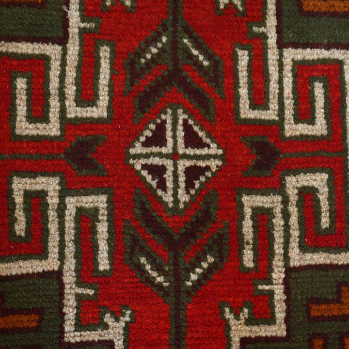 Afghan Baluchi Hallway Runner 2' 6" x 9' 4" Hand-Knotted | No. AL16242