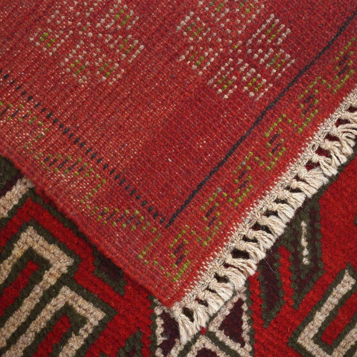 Afghan Baluchi Hallway Runner 2' 6" x 9' 4" Hand-Knotted | No. AL16242