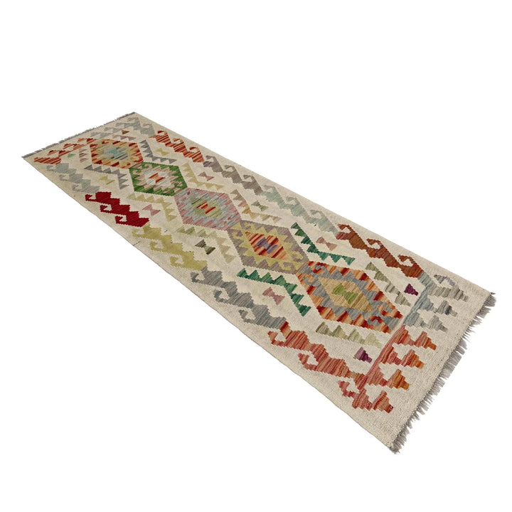 Afghan Vegetable Kilim Rug 2' 0" x 5' 9" Flat-Weave | No. AL162912