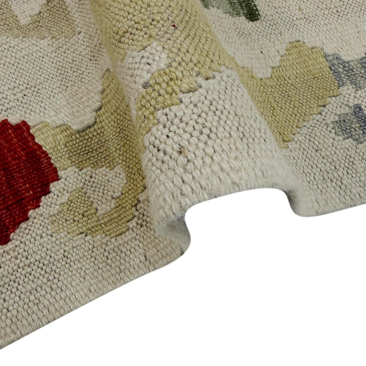Afghan Vegetable Kilim Rug 2' 0" x 5' 9" Flat-Weave | No. AL162912