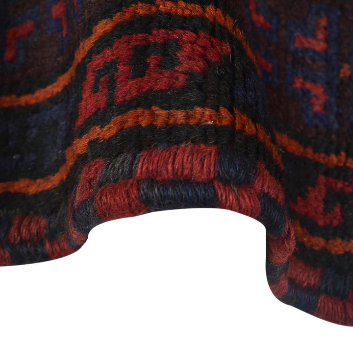 Red Afghan Prayer Rug 2' 11" x 4' 9" Hand-Knotted | No. AL16343