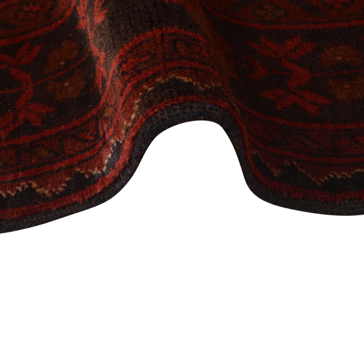 Red Afghan Khal Mohammadi Rug 2' 7" x 9' 5" Hand-Knotted | No. AL16478