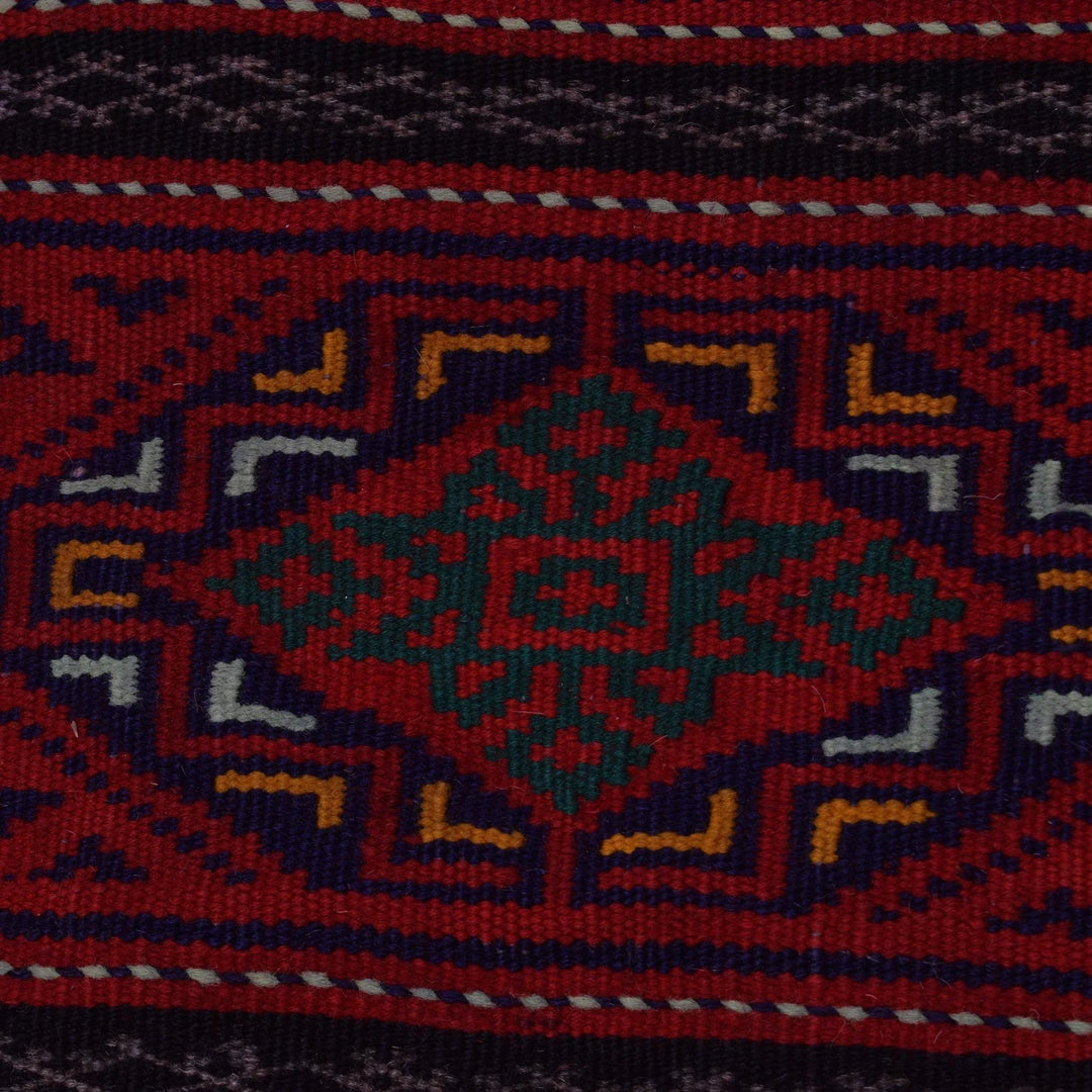 Afghan Laghari Kilim 4' 9" x 6' 10" Flat-Weave | No. AL16928