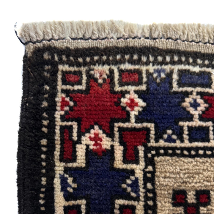 Afghan Baluchi Rug 2' 7" x 4' 7" Hand-Knotted | No. AL16977