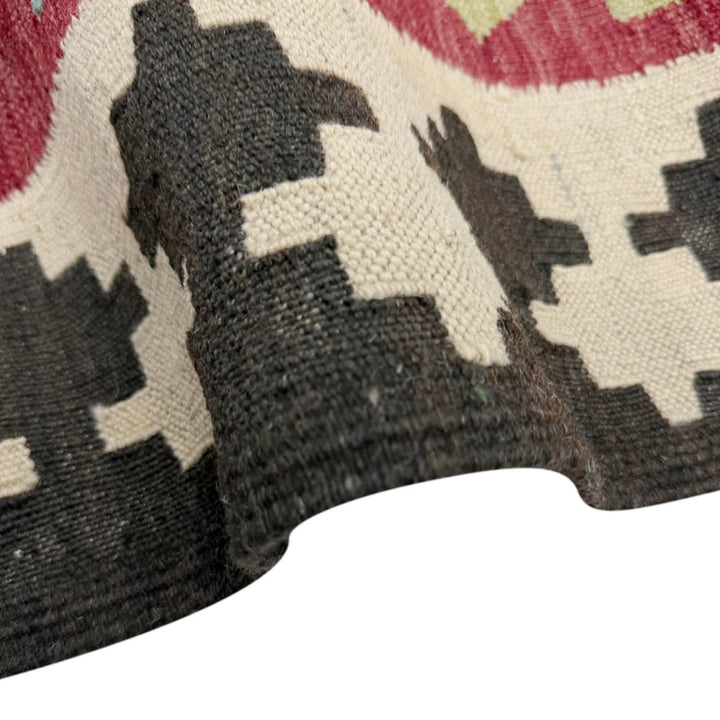 Afghan Vegetable Kilim Rug 5'6" x 8'10" Flat-Weave | No. AL172282