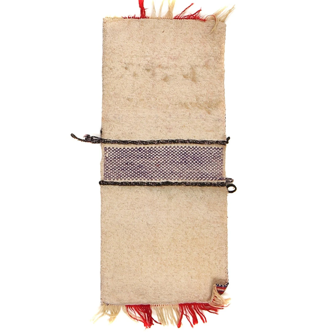 Afghan Belouch Saddle Bag 1' 1" x 2' 6" Hand-Knotted | No. AL17299