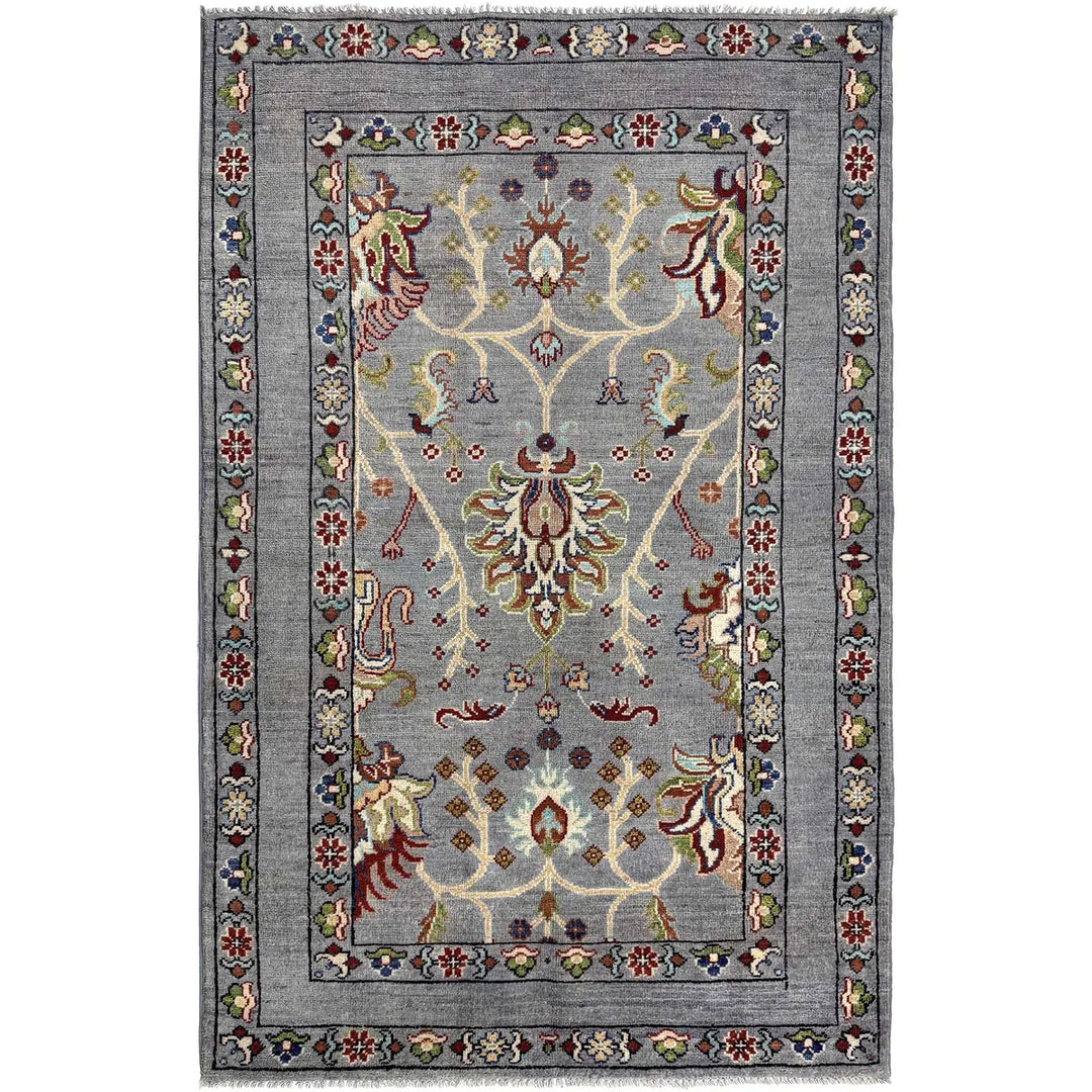 Hand Knotted Sultani Modern Rug 3' 7" x 5' 10" - No. AL17316