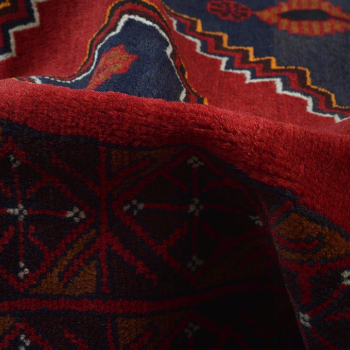 Afghan Baluchi Rug 9' 2" x 13' 1" Hand-Knotted | No. AL17926