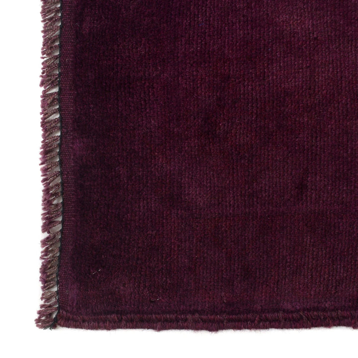 Purple Pakistani Overdye Rug 2' 10" x 4' 4" Hand-Knotted | No. AL17981