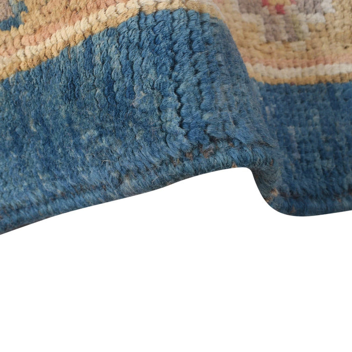 Teal Afghan Ziegler Rug 9' 10" x 13' 5" Hand-Knotted | No. AL18033