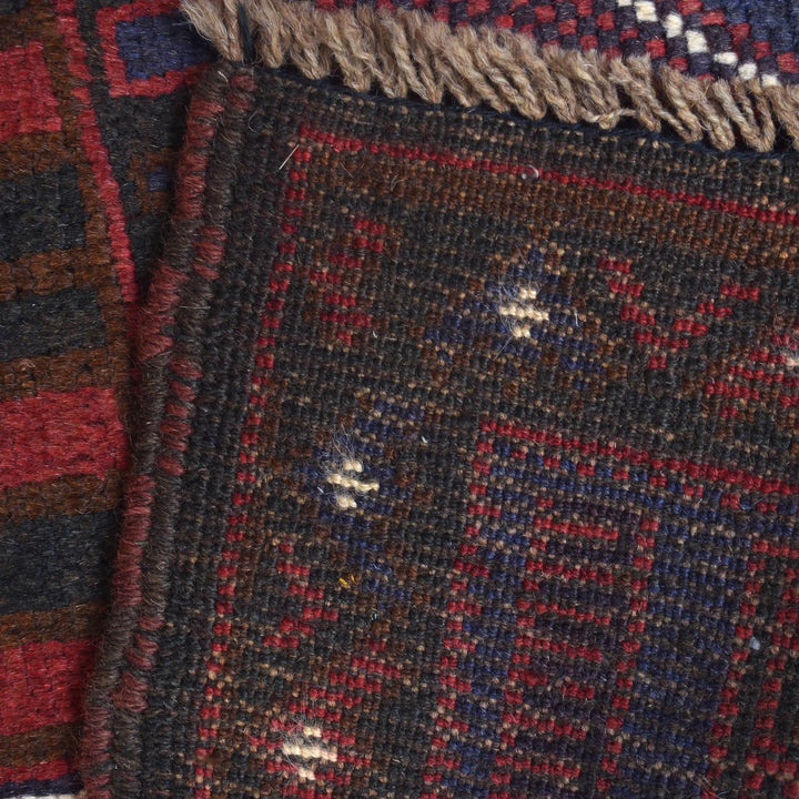 Afghan Prayer Rug 2' 7" x 4' 5" Hand-Knotted | No. AL18257
