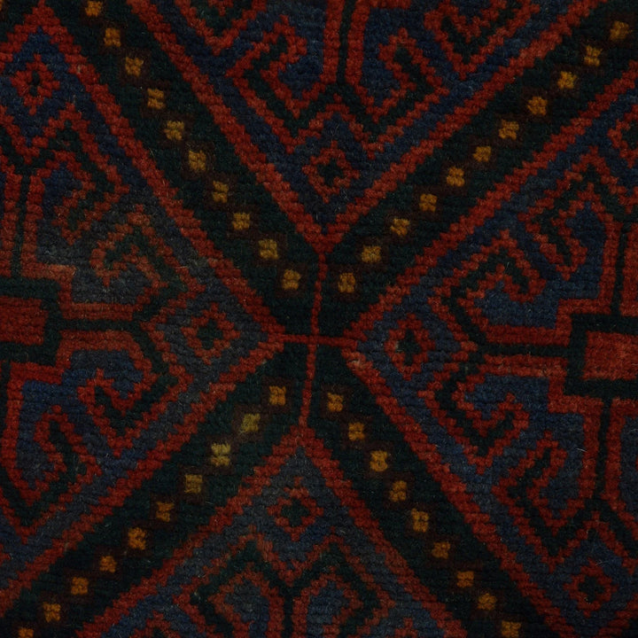 Afghan Baluchi Rug 4'11" x 7'6" Hand-Knotted | No. AL18295