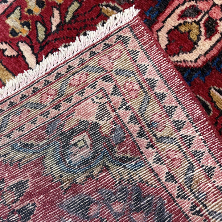 Red Afghan Baluchi Rug 2' 3" x 4' 3" Hand-Knotted | No. AL18363