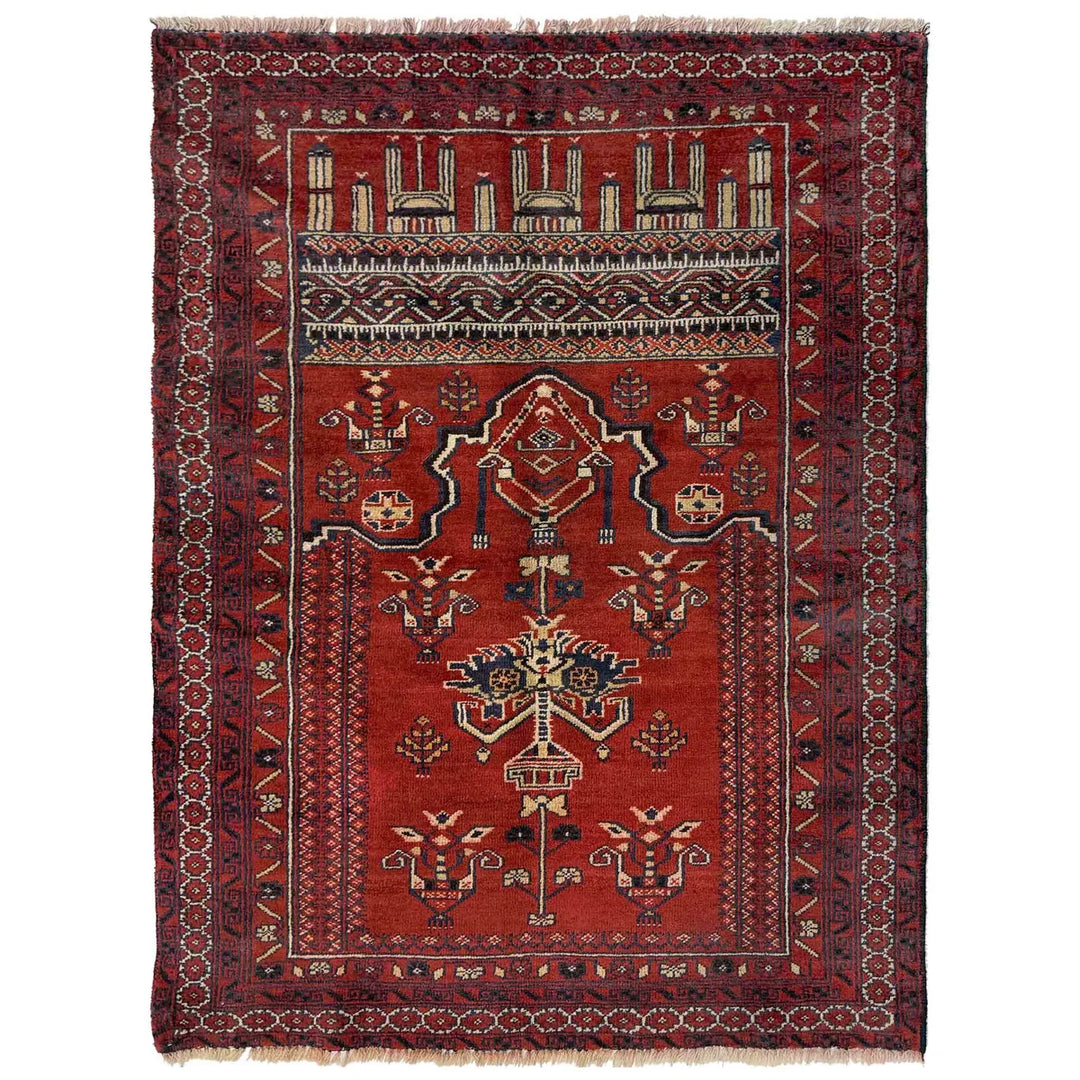 Handmade Prayer Rug 2' 10" x 4' 2" - No. AL18477
