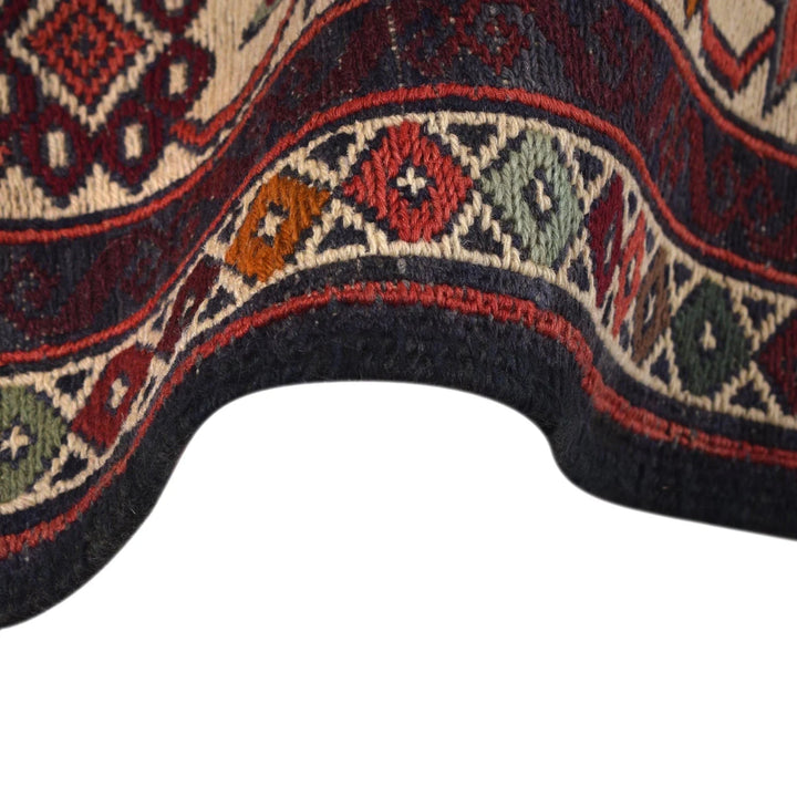 Afghan Maliki Kilim Rug 3' 10" x 6' 3" Flat-Weave | No. AL18566
