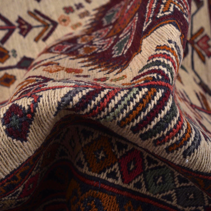 Afghan Maliki Kilim Rug 3' 10" x 6' 3" Flat-Weave | No. AL18566