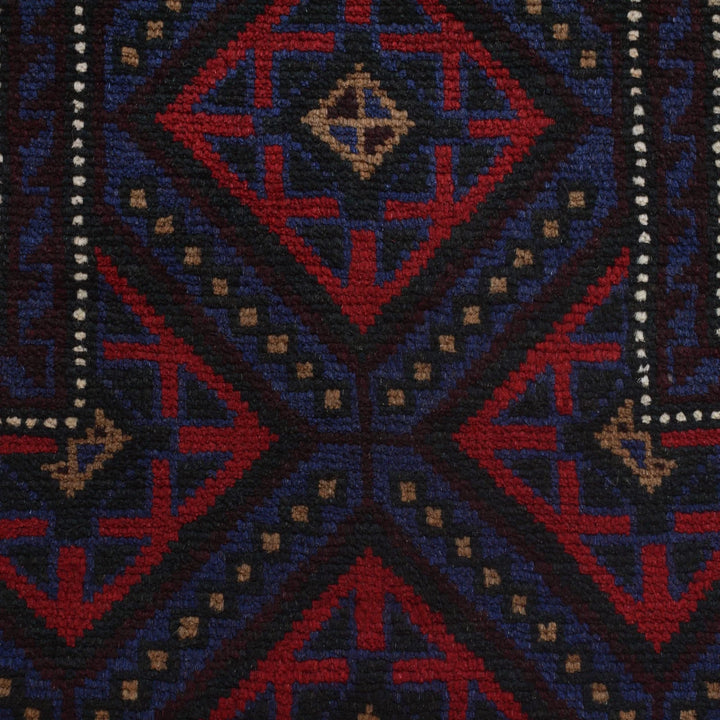 Beige Afghan Prayer Rug 2' 7" x 4' 6" Hand-Knotted | No. AL18577