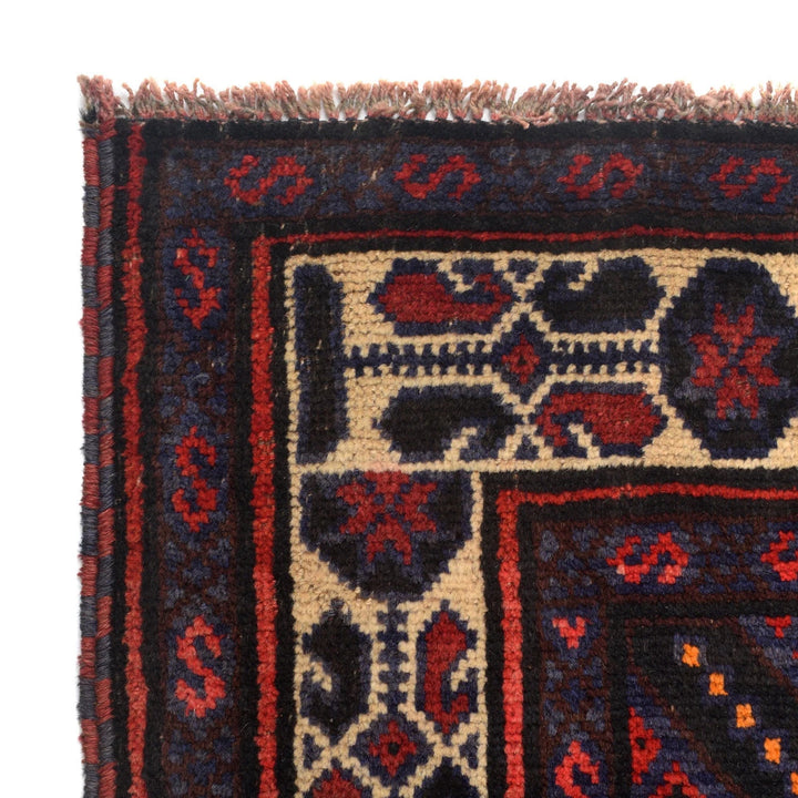 Afghan Baluchi Rug 5' 2" x 6' 7" Hand-Knotted | No. AL19125