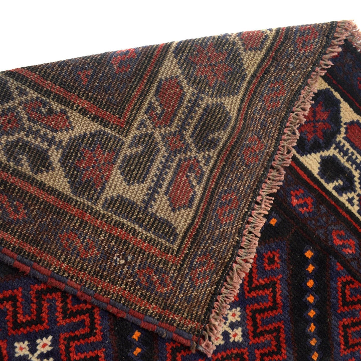 Afghan Baluchi Rug 5' 2" x 6' 7" Hand-Knotted | No. AL19125