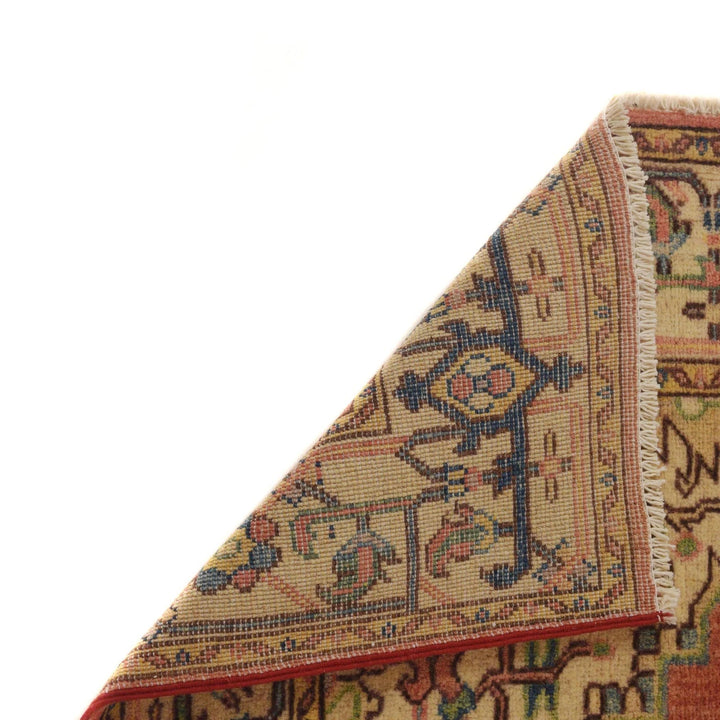 Afghan Heriz Rug 3' 10" x 6' 1" Hand-Knotted | No. AL19245