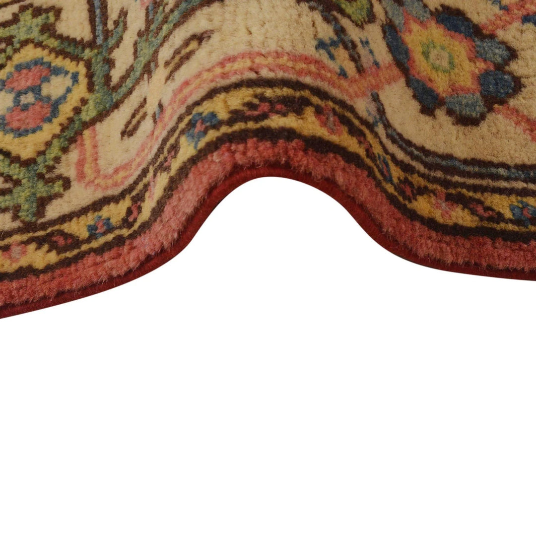 Afghan Heriz Rug 3' 10" x 6' 1" Hand-Knotted | No. AL19245