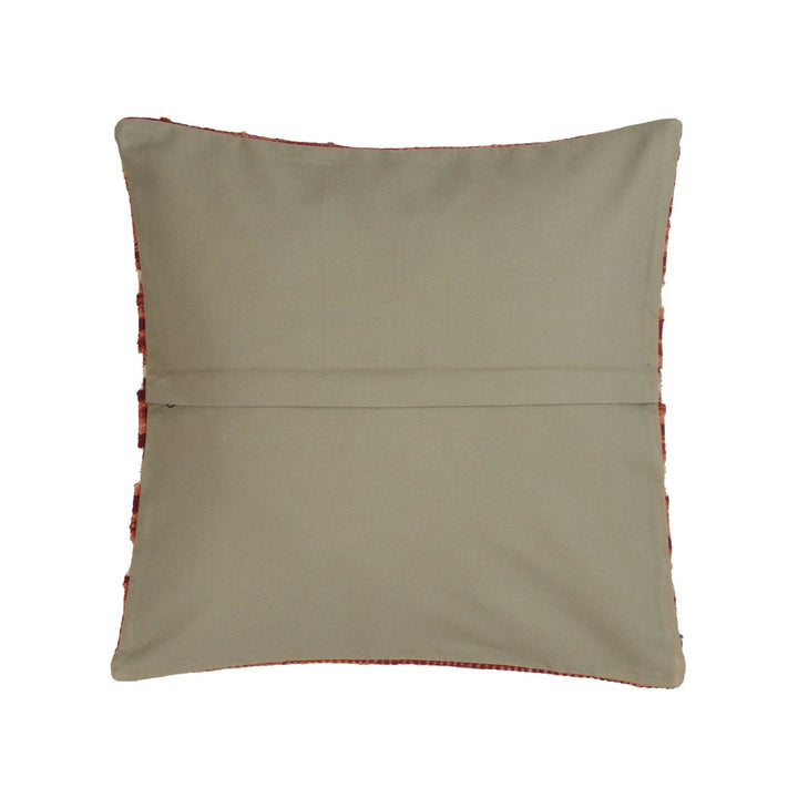Afghan Geometric Cushion 1' 5" x 1' 5" Flat-Weave | No. AL19397