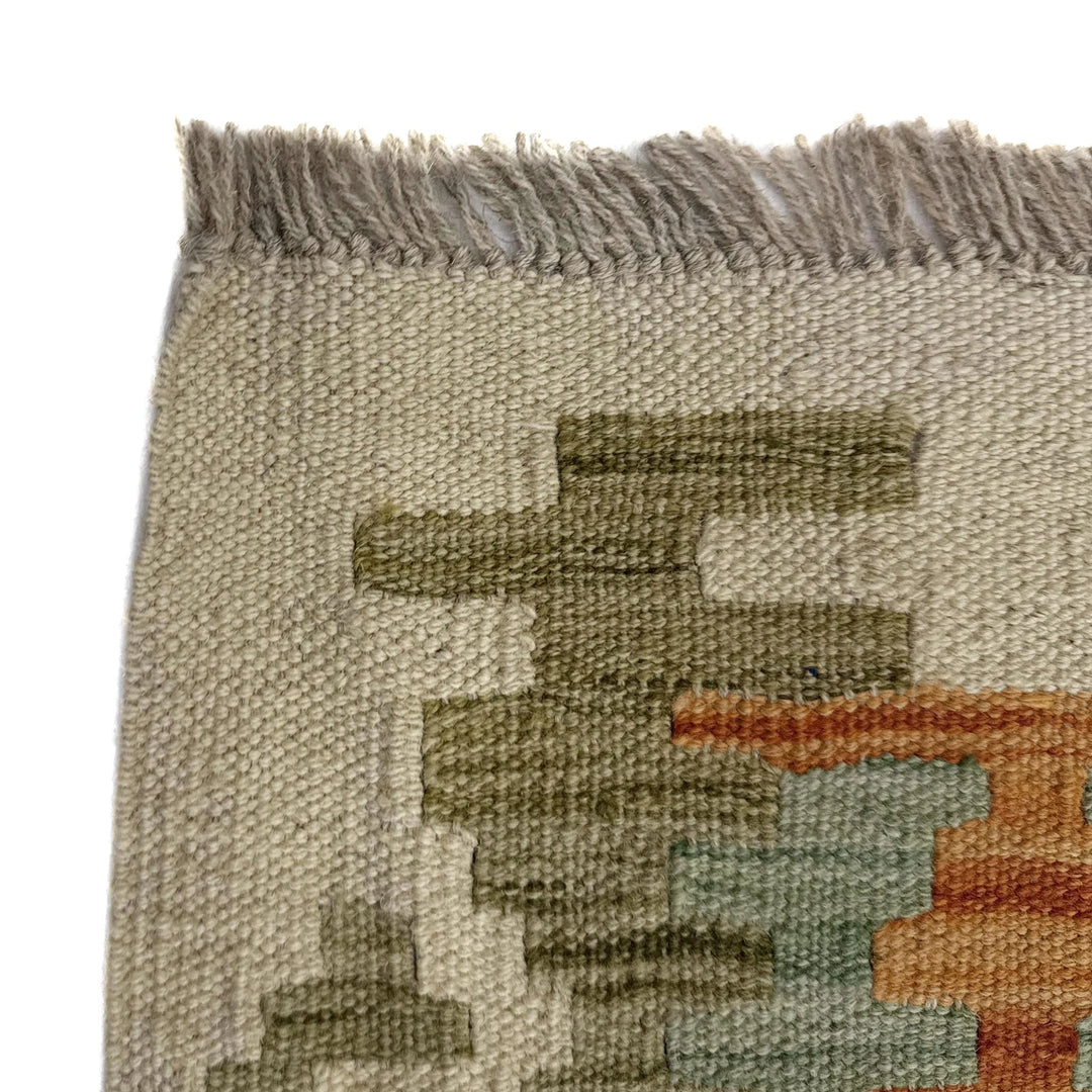 Afghan Vegetable Kilim Rug 5' 11" x 8' 1" Flat-Weave | No. AL194239