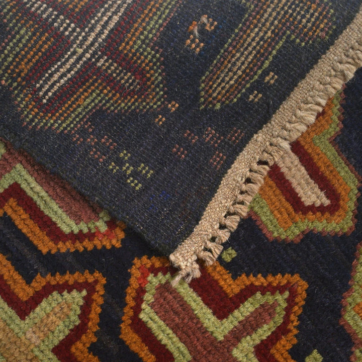 Afghan Baluchi Rug 3' 3" x 5' 12" Hand-Knotted | No. AL19433