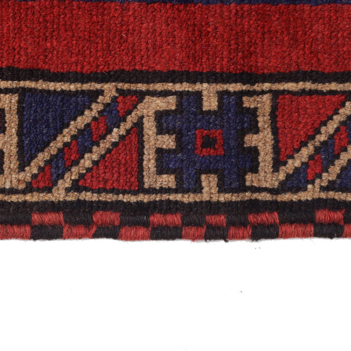 Afghan Prayer Rug 2' 9" x 4' 9" Hand-Knotted | No. AL19455