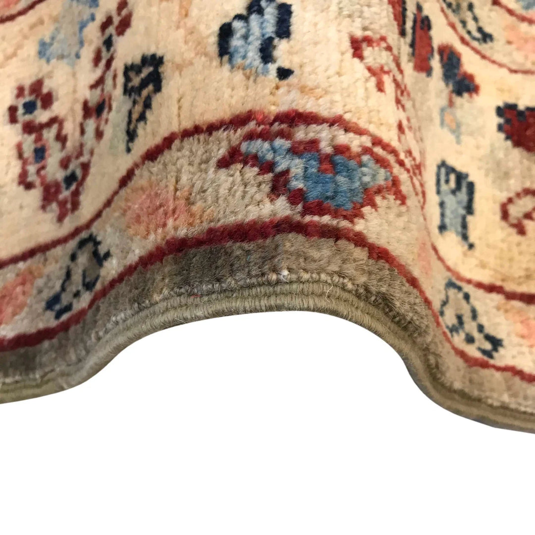 Tan Afghan Sultani Runner 2' 7" x 8' 1" Hand-Knotted | No. AL19467