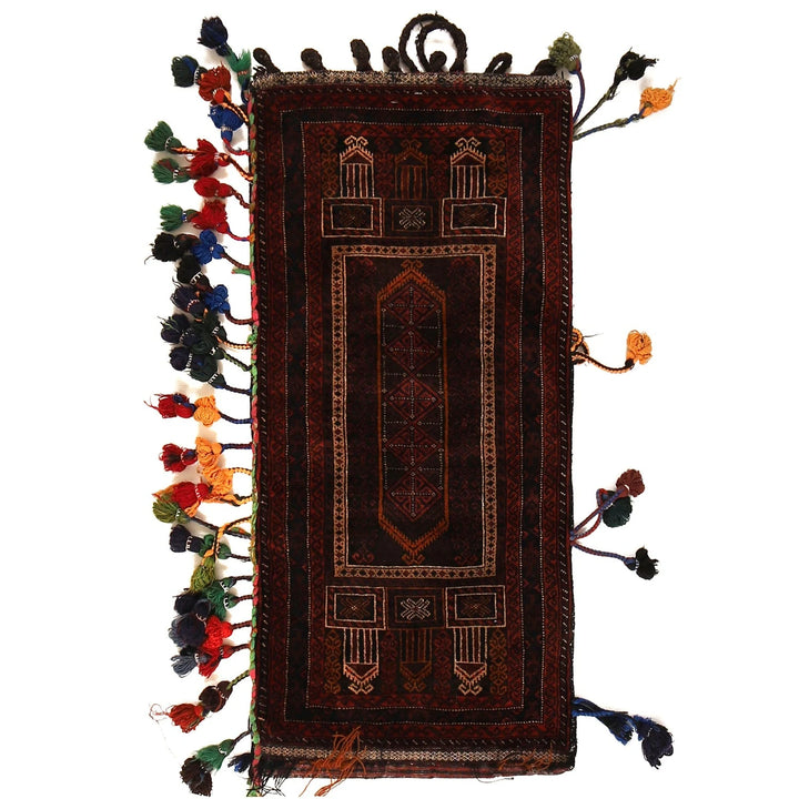 Afghan Balisht Rug 1' 8" x 3' 9" Hand-Knotted | No. AL19469
